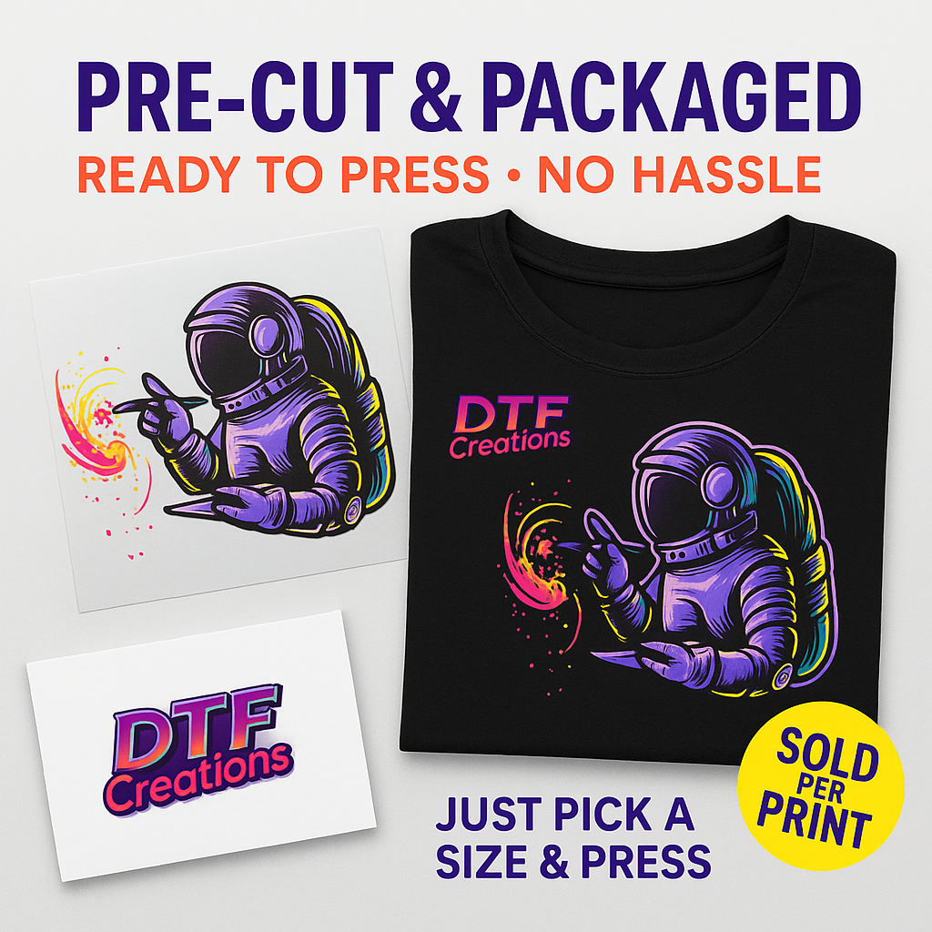 Custom DTF Transfers By Size And Quantity (Simple And Most Popular)