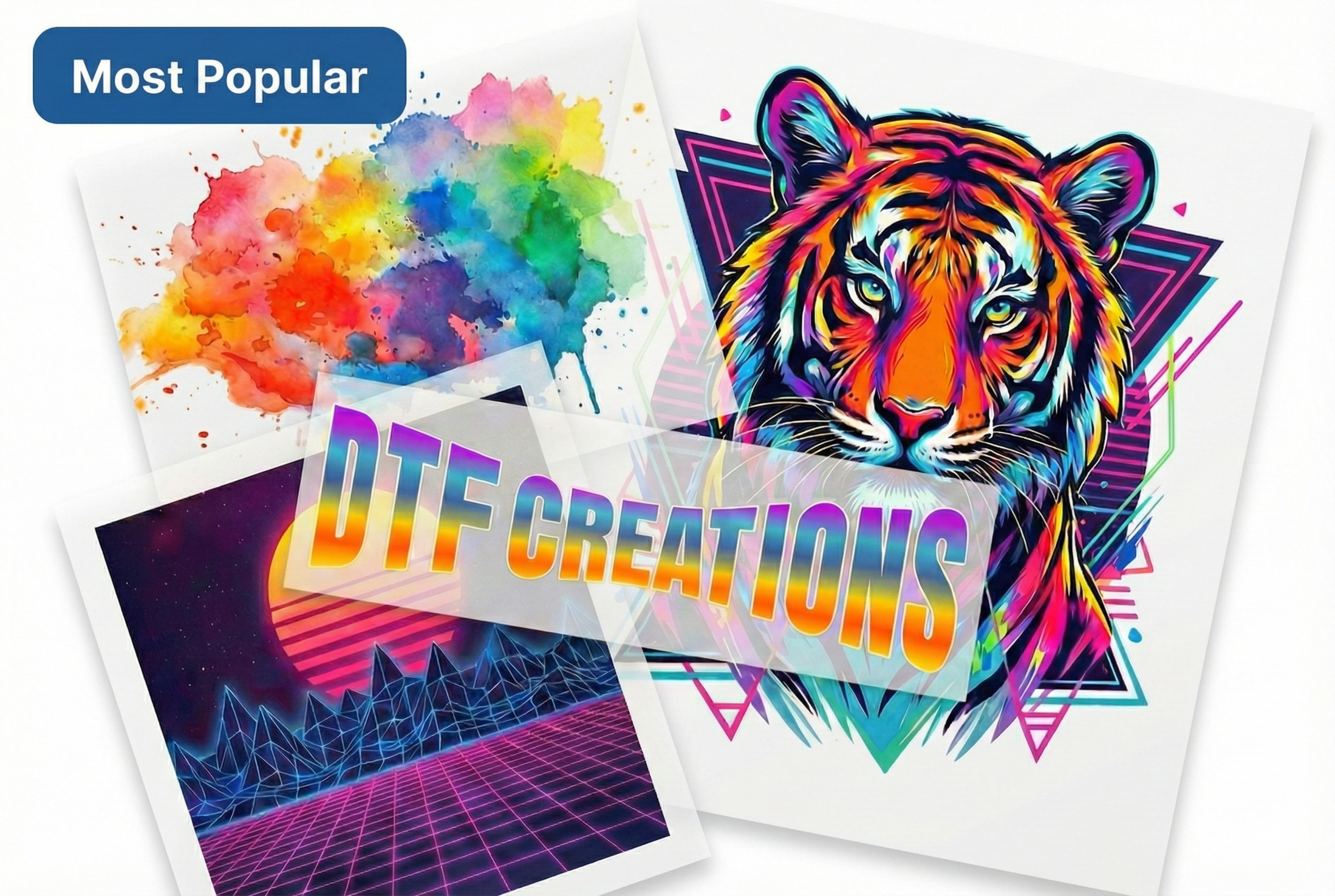 Individual Custom DTF Transfers by size and quantity